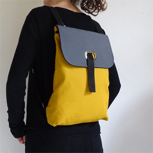 Mustard backpack
